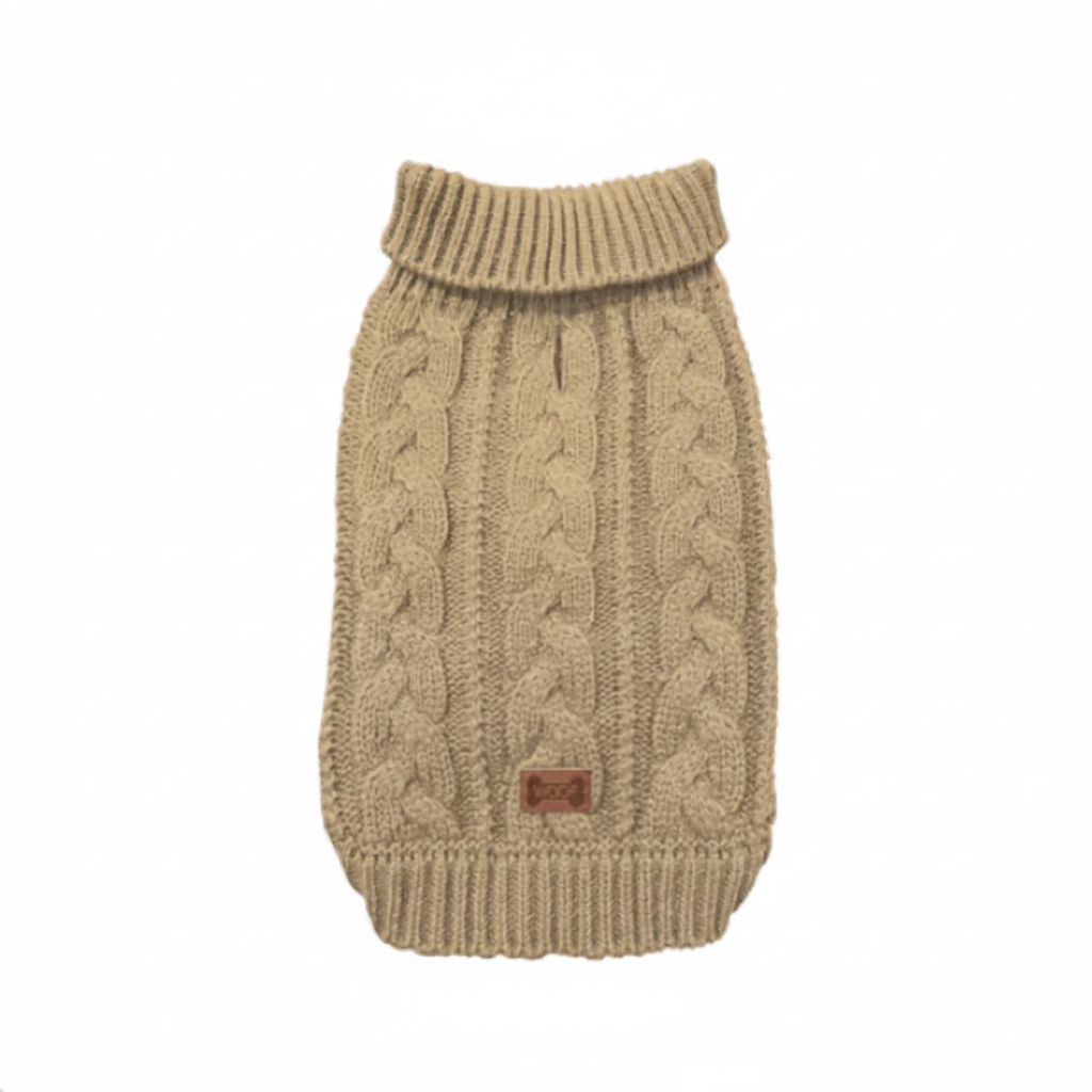 Cozy Knitted Pet Sweater for Winter - Keep Your Dog Warm and Stylish